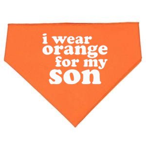 End Gun Violence Awareness For My Son I Wear Orange USA-Made Doggie Bandana