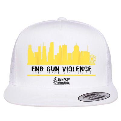 End Gun Violence Flat Bill Trucker Hat