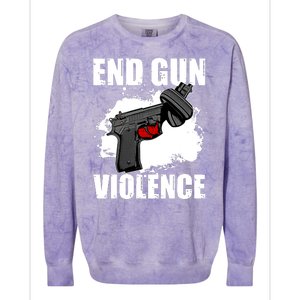 End Gun Violence Colorblast Crewneck Sweatshirt