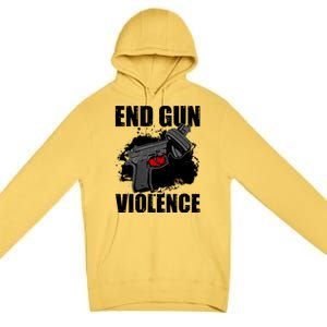 End Gun Violence Premium Pullover Hoodie