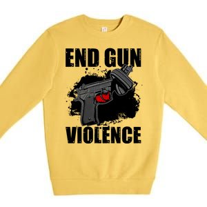 End Gun Violence Premium Crewneck Sweatshirt