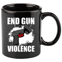 End Gun Violence 11oz C Handle Ceramic Mug