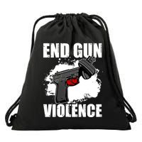 End Gun Violence Drawstring Bag
