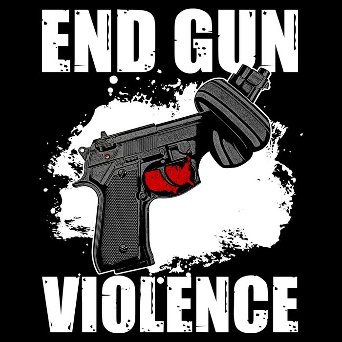 End Gun Violence Drawstring Bag