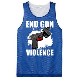 End Gun Violence Mesh Reversible Basketball Jersey Tank