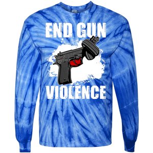 End Gun Violence Tie-Dye Long Sleeve Shirt