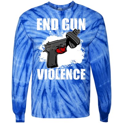 End Gun Violence Tie-Dye Long Sleeve Shirt