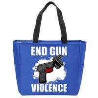 End Gun Violence Zip Tote Bag