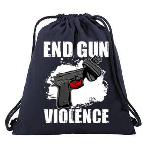 End Gun Violence Drawstring Bag