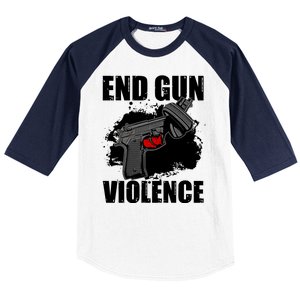 End Gun Violence Baseball Sleeve Shirt