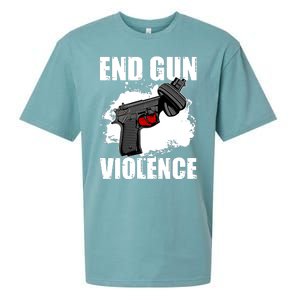 End Gun Violence Sueded Cloud Jersey T-Shirt