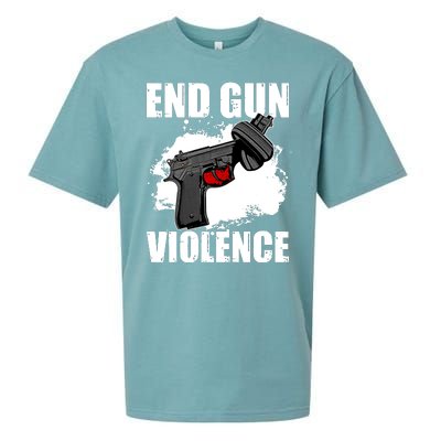 End Gun Violence Sueded Cloud Jersey T-Shirt