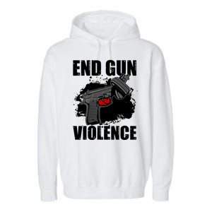 End Gun Violence Garment-Dyed Fleece Hoodie