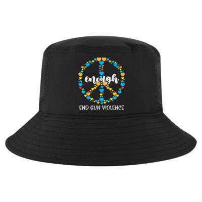 End Gun Violence Awareness Peace Enough Orange Cool Comfort Performance Bucket Hat