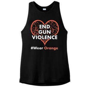 End Gun Violence #Wear Orange Ladies PosiCharge Tri-Blend Wicking Tank