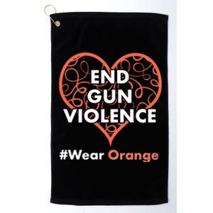 End Gun Violence #Wear Orange Platinum Collection Golf Towel