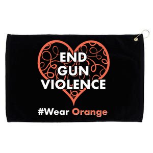 End Gun Violence #Wear Orange Grommeted Golf Towel