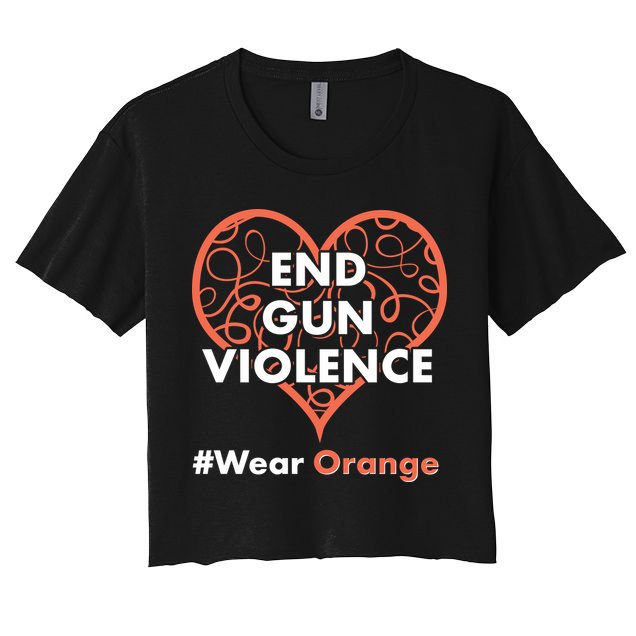 End Gun Violence #Wear Orange Crop Top