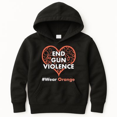 End Gun Violence #Wear Orange Kids Hoodie