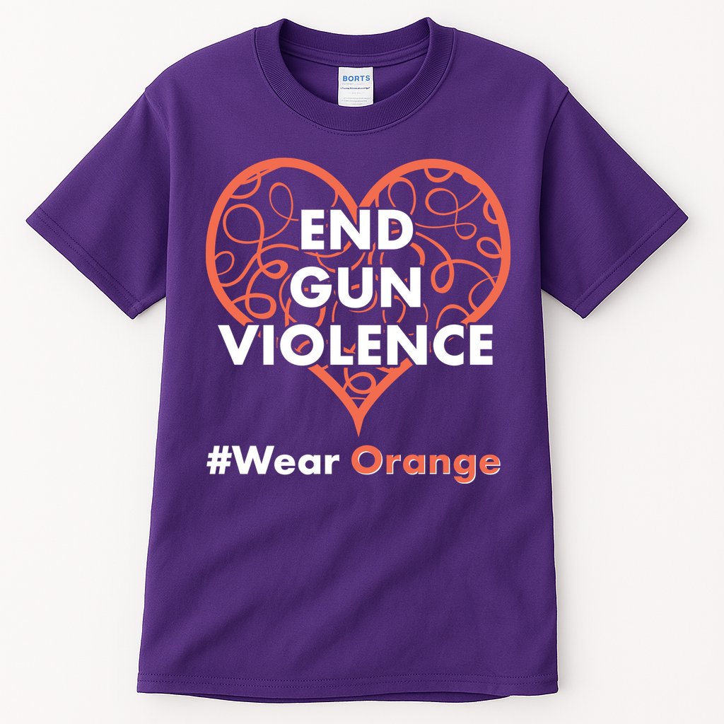 End Gun Violence #Wear Orange Tall T-Shirt