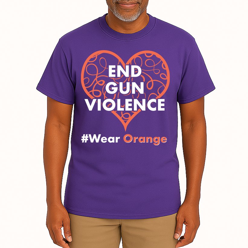 End Gun Violence #Wear Orange Tall T-Shirt