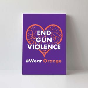 End Gun Violence #Wear Orange Canvas