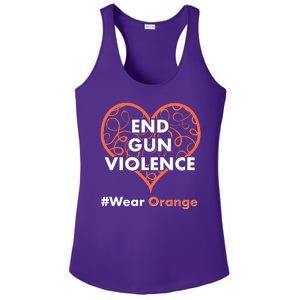 End Gun Violence #Wear Orange Ladies PosiCharge Competitor Racerback Tank