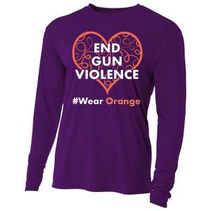 End Gun Violence #Wear Orange Cooling Performance Long Sleeve Crew