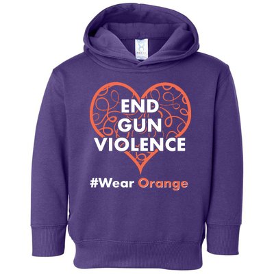 End Gun Violence #Wear Orange Toddler Hoodie