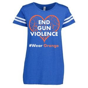 End Gun Violence #Wear Orange Enza Ladies Jersey Football T-Shirt