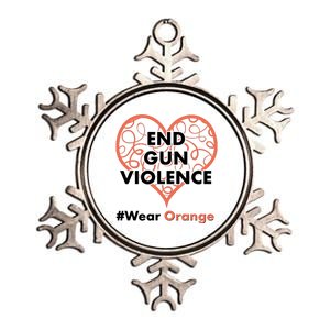 End Gun Violence #Wear Orange Metallic Star Ornament