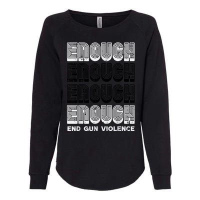 Enough Gun Violence Awareness Month Orange Men Women Womens California Wash Sweatshirt