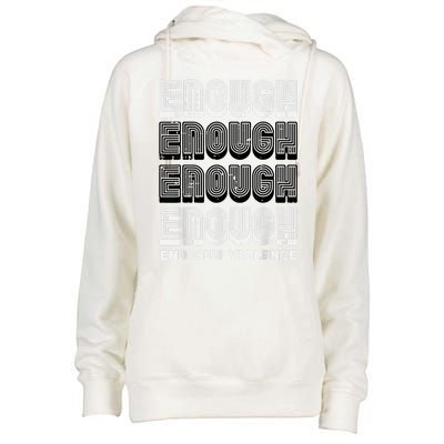 Enough Gun Violence Awareness Month Orange Men Women Womens Funnel Neck Pullover Hood