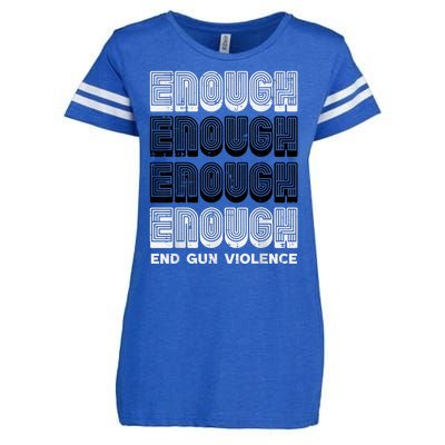 Enough Gun Violence Awareness Month Orange Men Women Enza Ladies Jersey Football T-Shirt