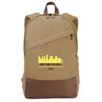 End Gun Violence Cotton Canvas Backpack