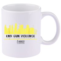 End Gun Violence 11oz C Handle Ceramic Mug
