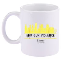 End Gun Violence 11oz C Handle Ceramic Mug