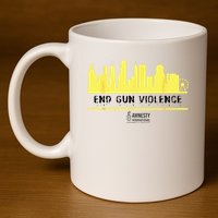 End Gun Violence 11oz C Handle Ceramic Mug
