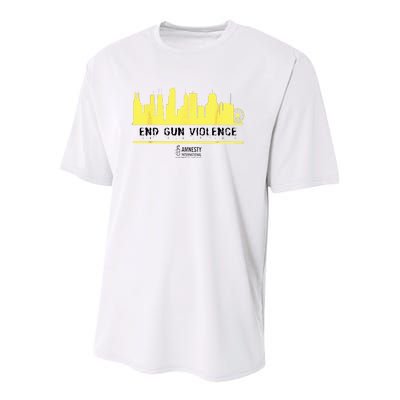 End Gun Violence Youth Performance Sprint T-Shirt