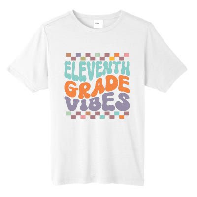 Eleventh Grade Vibes Retro Groovy 11th Grade Back To School Tall Fusion ChromaSoft Performance T-Shirt