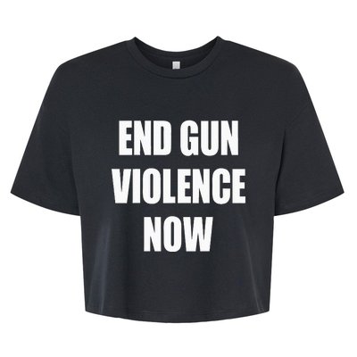 End Gun Violence Awareness Day Protect Our Children Orange Bella+Canvas Jersey Crop Tee