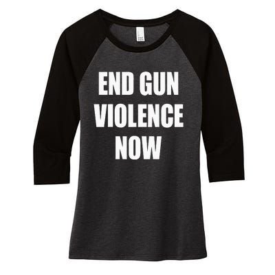 End Gun Violence Awareness Day Protect Our Children Orange Women's Tri-Blend 3/4-Sleeve Raglan Shirt