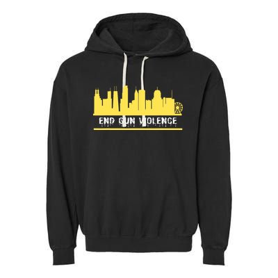 End Gun Violence Garment-Dyed Fleece Hoodie