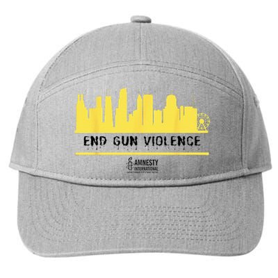 End Gun Violence  7-Panel Snapback Hat