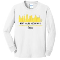 End Gun Violence  Kids Long Sleeve Shirt