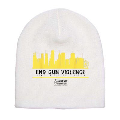 End Gun Violence  Short Acrylic Beanie