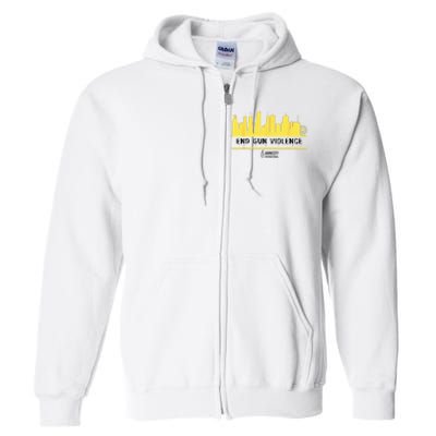 End Gun Violence  Full Zip Hoodie