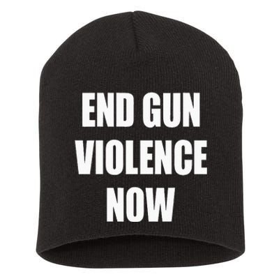 End Gun Violence Awareness Day Protect Our Children Orange Short Acrylic Beanie