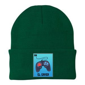 El Gamer Video Games Funny Mexican Lottery Parody Graphic Knit Cap Winter Beanie