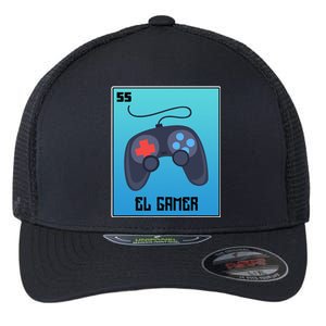 El Gamer Video Games Funny Mexican Lottery Parody Graphic Flexfit Unipanel Trucker Cap